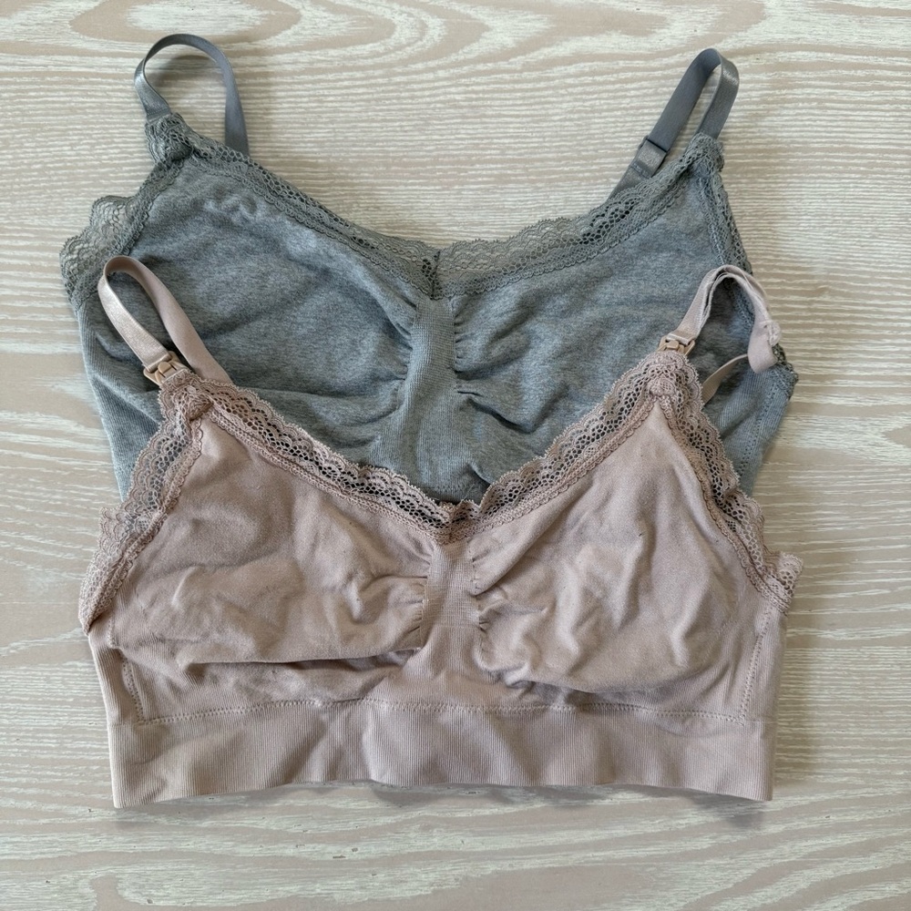 H&M 2 pack mama seamless padded nursing bras